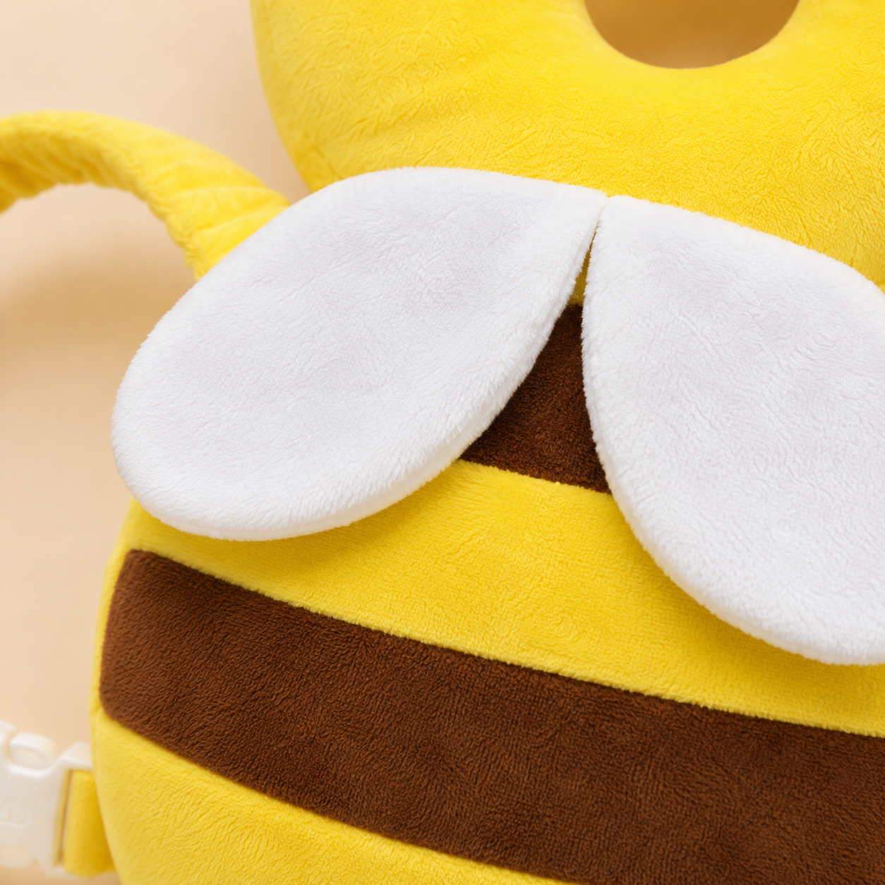 Baby Head Protector Pillow – Bee Backpack Cushion for Walking Falls, Soft Plush Safety Pad