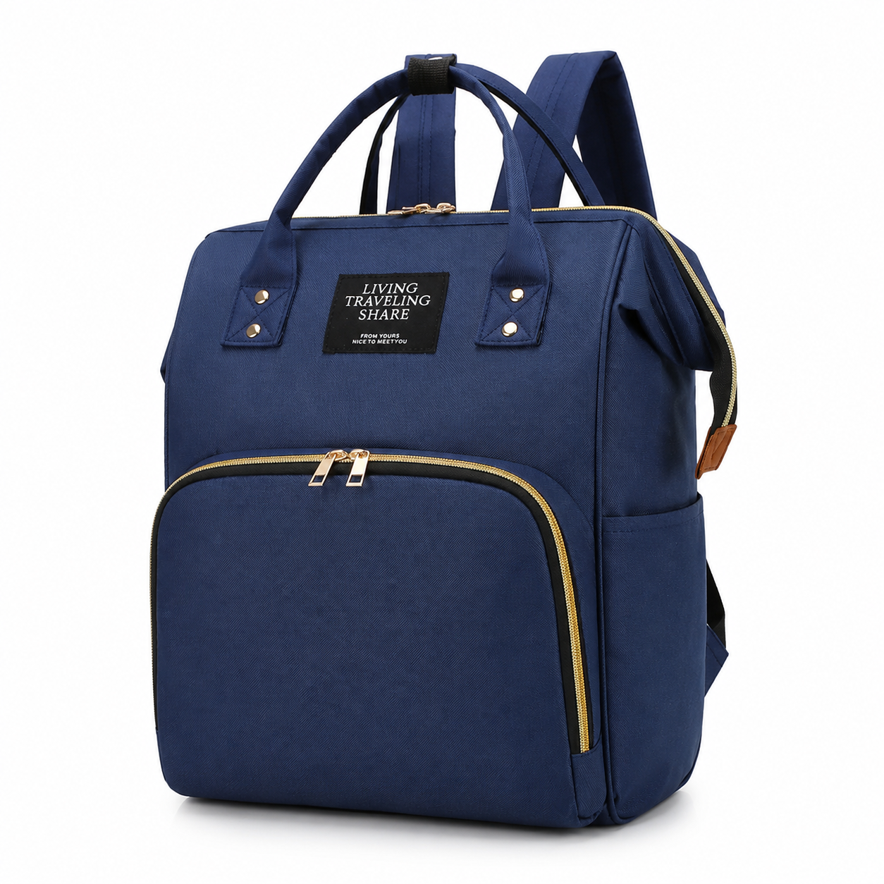 Baby Changing Backpack – Wide Opening, Wipe-Clean Lining, Unisex Nappy Bag with Bottle Holder