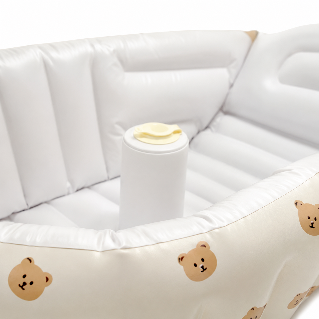Inflatable Baby Bathtub – Portable PVC Tub with Built-in Air Pump for Newborns