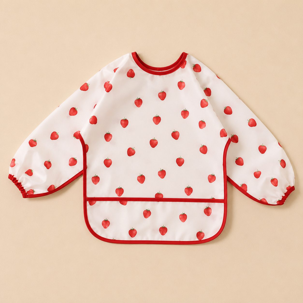 Long-Sleeve Waterproof Feeding Bib – Baby Weaning Smock, Messy Play Cover, Toddler Mealtime Essential
