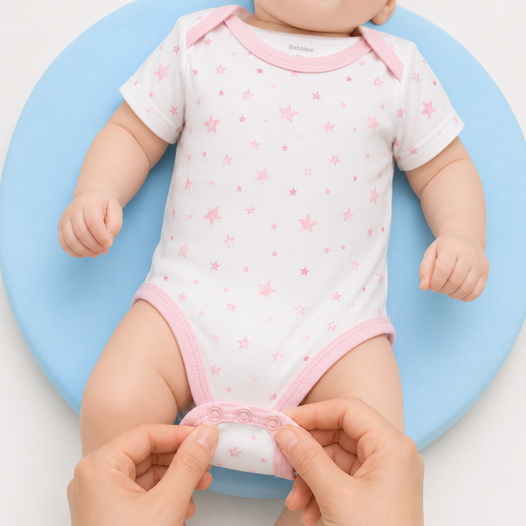 Baby Bodysuit Set – Soft Cotton Short Sleeve Onesies, Unisex Newborn Essentials, 5 Pack