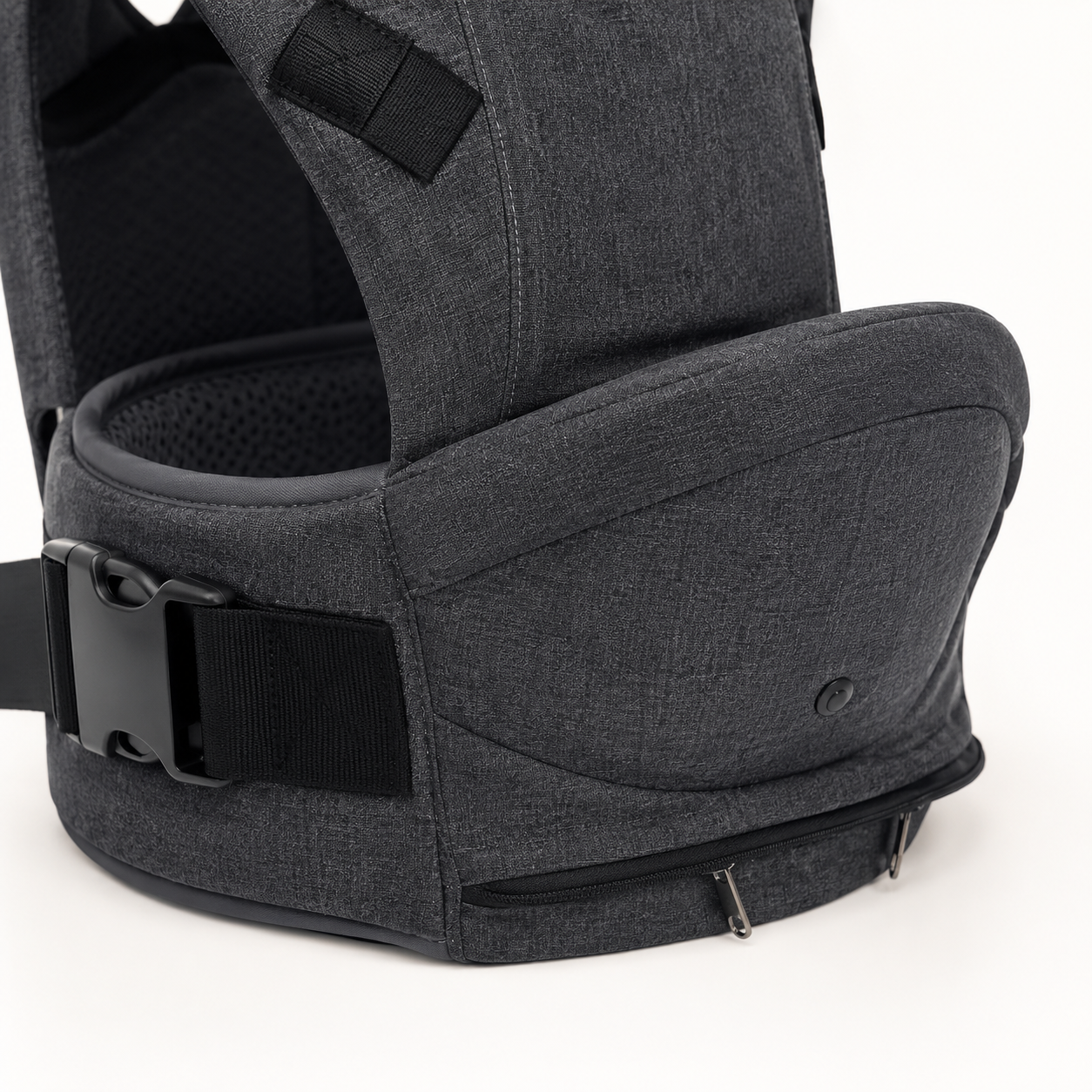 Baby Carrier with Hip Seat – Front Back Carry, Lumbar Support, All Seasons, Newborn to Toddler