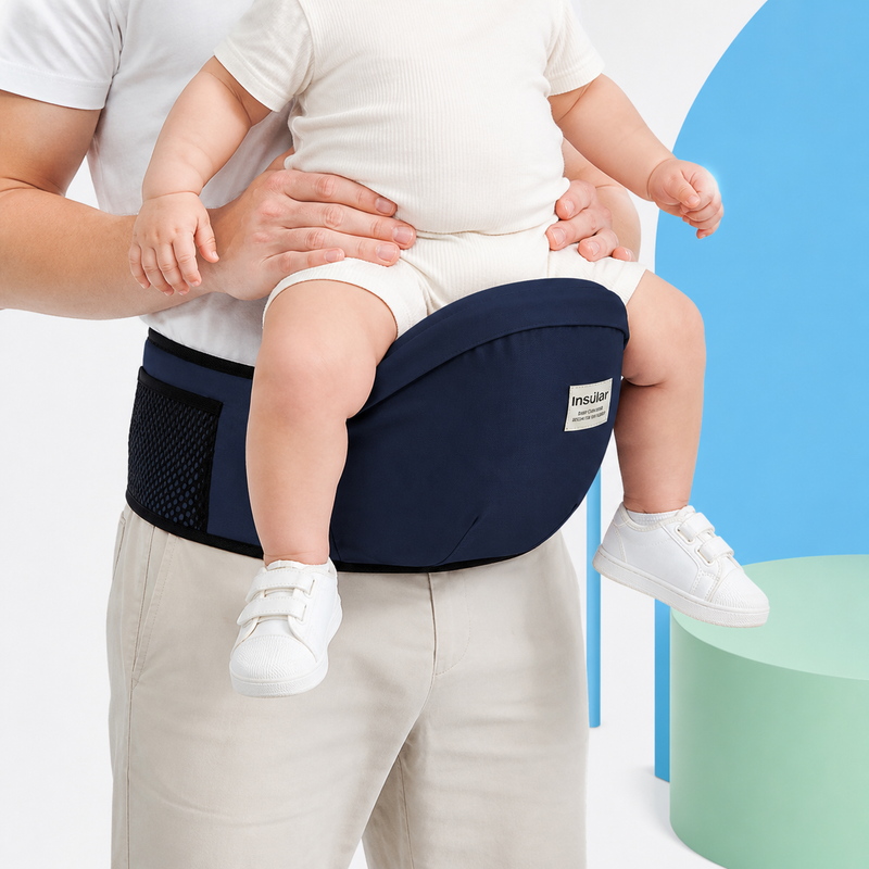 Infant Hip Seat Carrier – Adjustable Waist Belt, Front Facing and Face-to-Face Baby Support