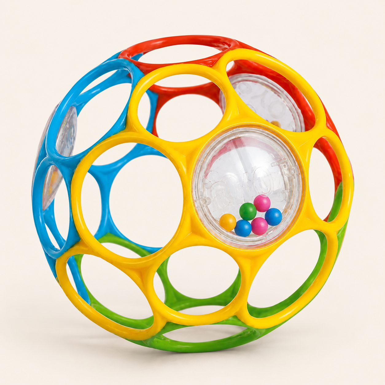 Baby Grasping Ball Rattle – Sensory Teether Toy for Early Development 0-6 Months