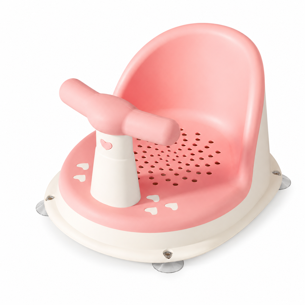 Baby Shower Seat – Portable Bath Support with Non-Slip Base for Newborns