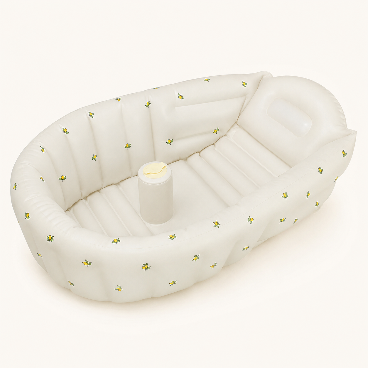 Inflatable Baby Bathtub – Portable PVC Tub with Built-in Air Pump for Newborns