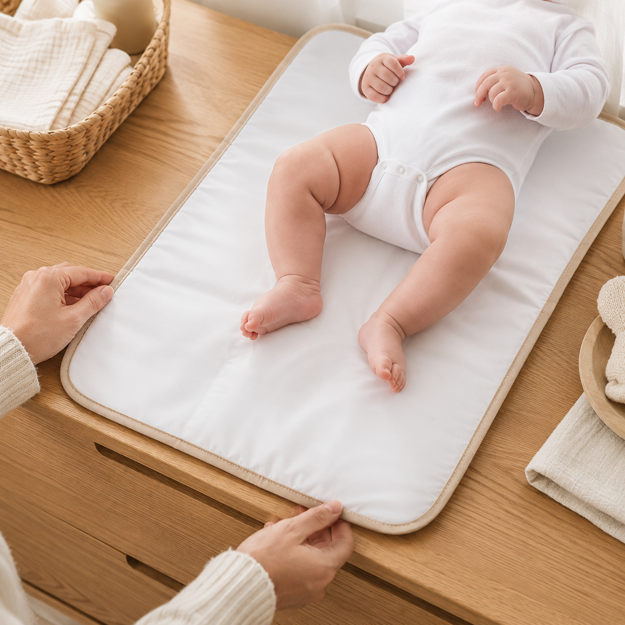 Portable Baby Changing Mat – Waterproof Foldable Travel Diaper Pad for On-the-Go Care