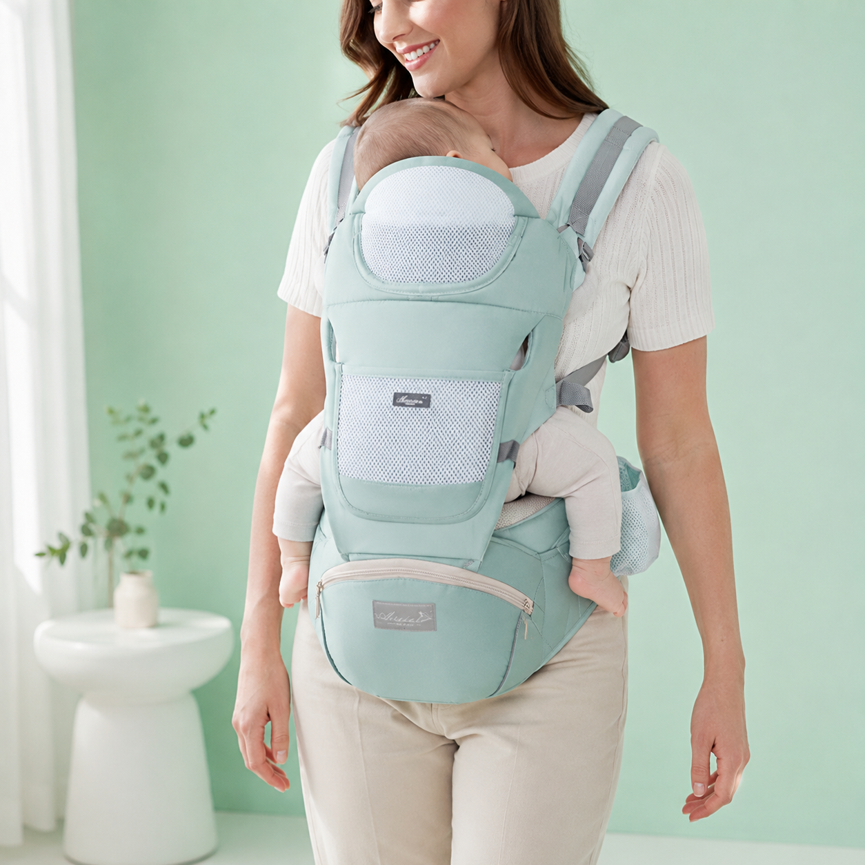 Ergonomic Baby Carrier – Hip Seat Waist Stool for Newborn to Toddler