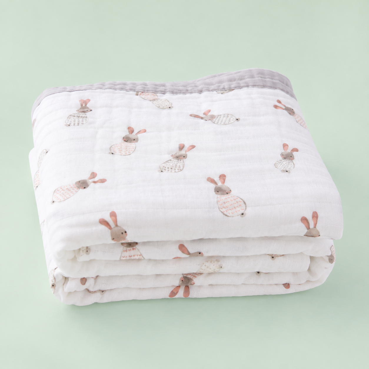 Baby Cotton Gauze Blanket – 6 Layer Soft Swaddle Wrap, Breathable Infant Bath Towel