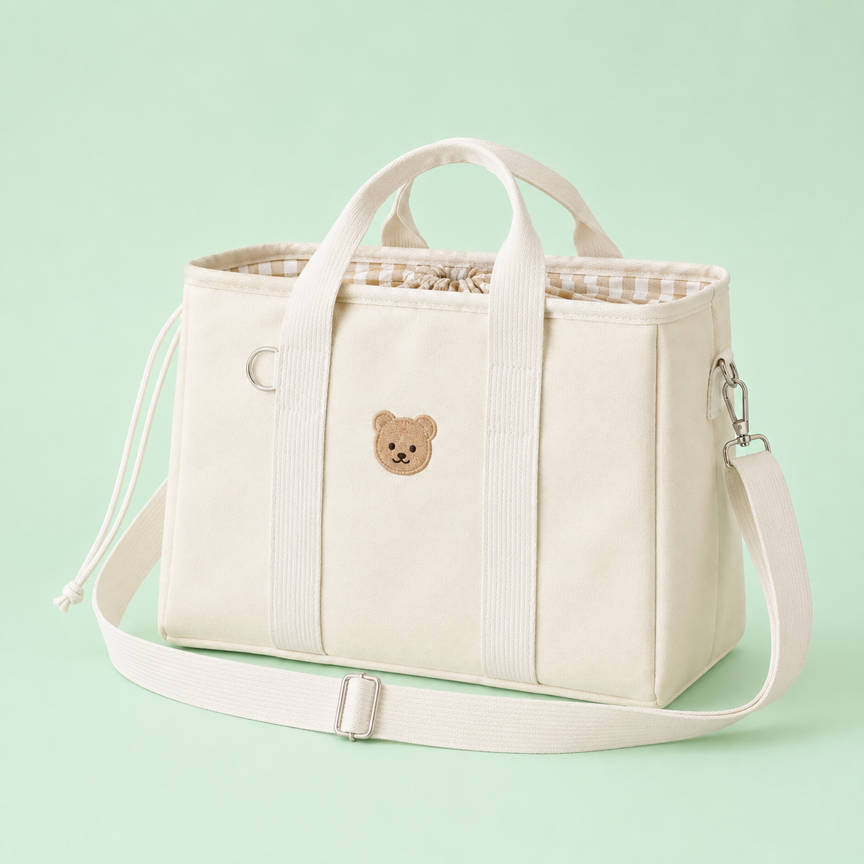 Baby Diaper Bag – Stroller Straps, Insulated Pockets, Wide Opening, Nappy Tote for Moms